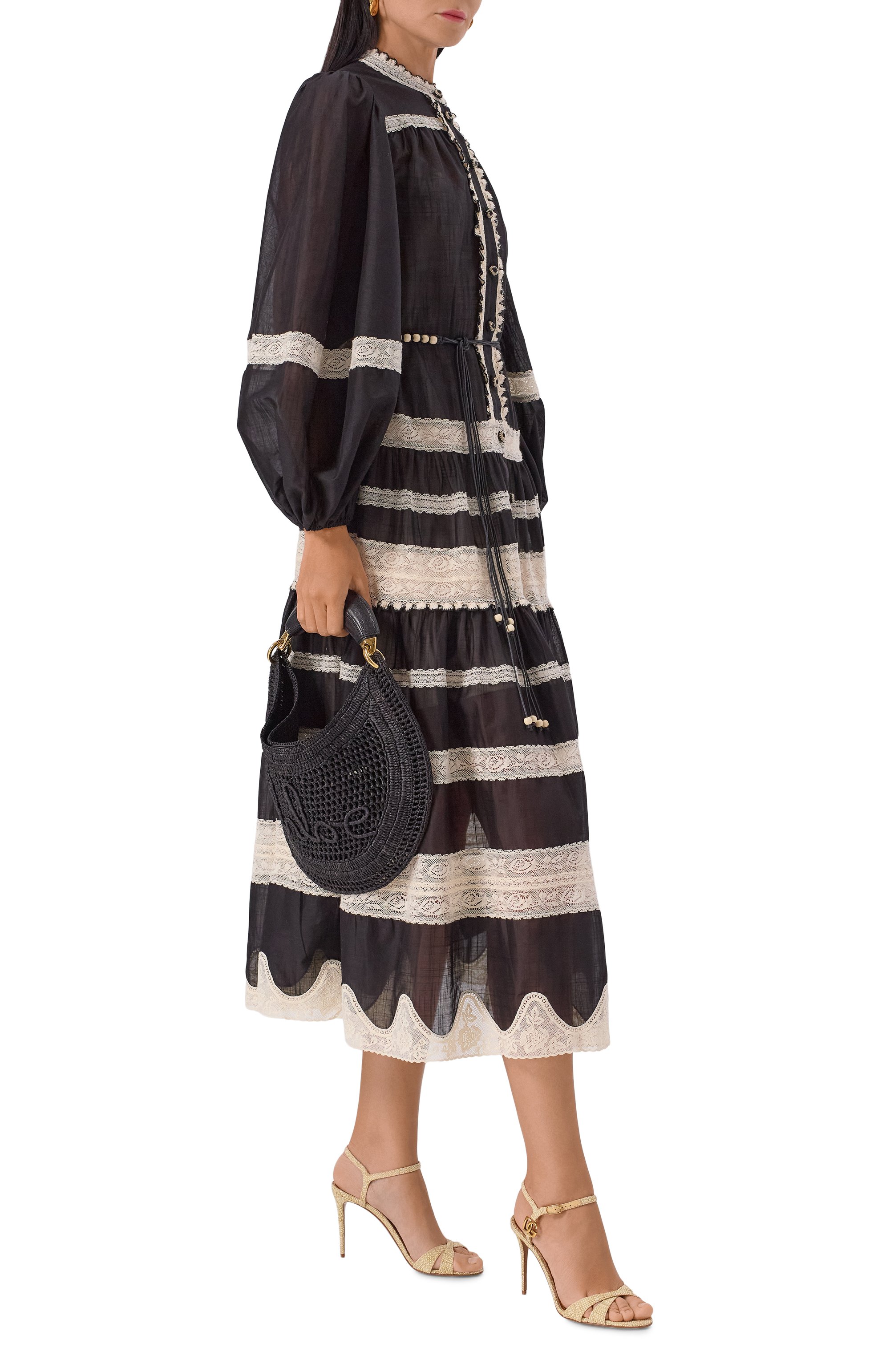 Текстильные босоножки keira 90 DOLCE & GABBANA, арт. CR1886/AN251, фото 2