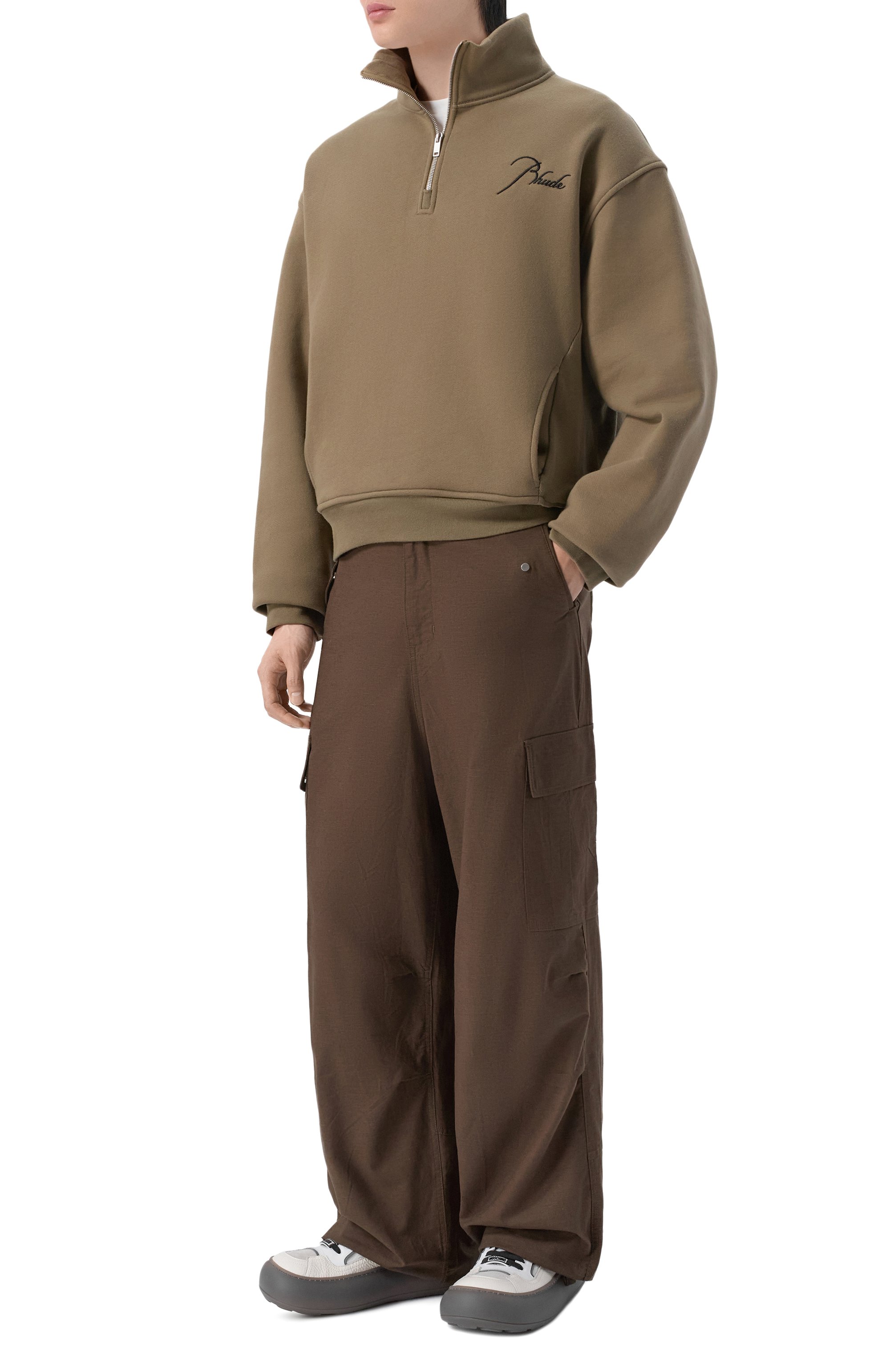 Кожаные кеды MOSCHINO, арт. MB15165G00/GH5, фото 2