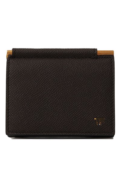 Мужской кожаный зажим для купюр TOM FORD, арт. YM340T/LCL081