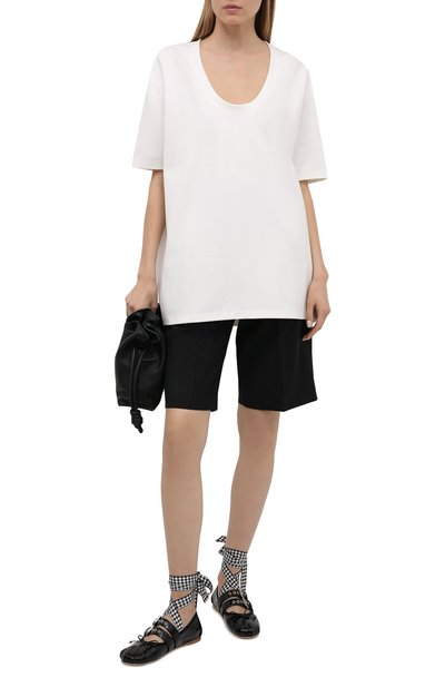 Кожаные балетки MIU MIU, арт. 5F466A/H27, фото 2