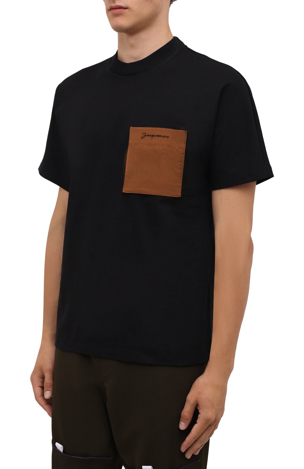 Хлопковая футболка JACQUEMUS, арт. 216JS004-2290, фото 3