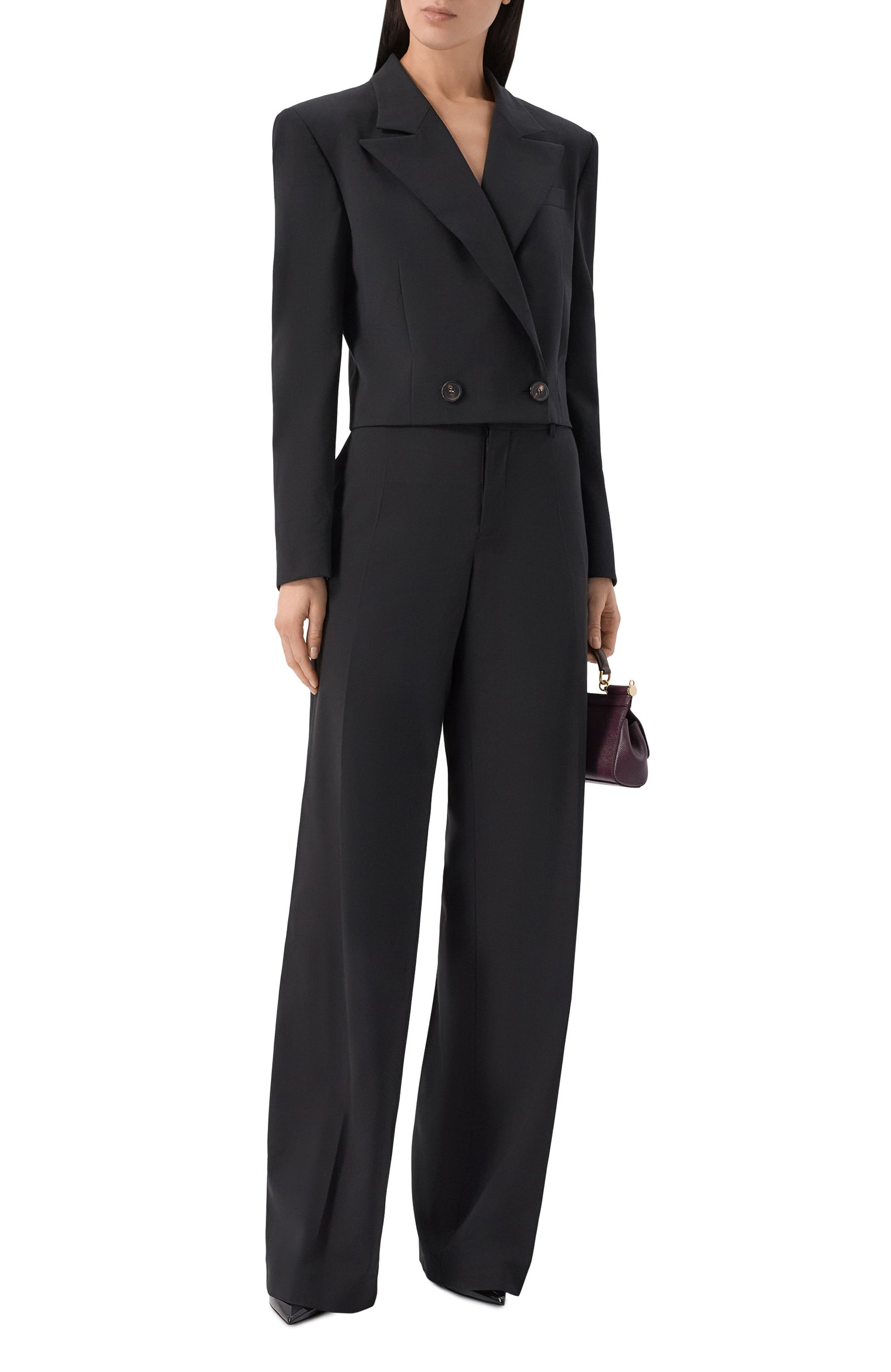 Брюки ELIE SAAB черного цвета по цене 150000 руб., арт. P0225/W0011, фото 2 Брюки ELIE SAAB, арт. P0225/W0011, фото 2