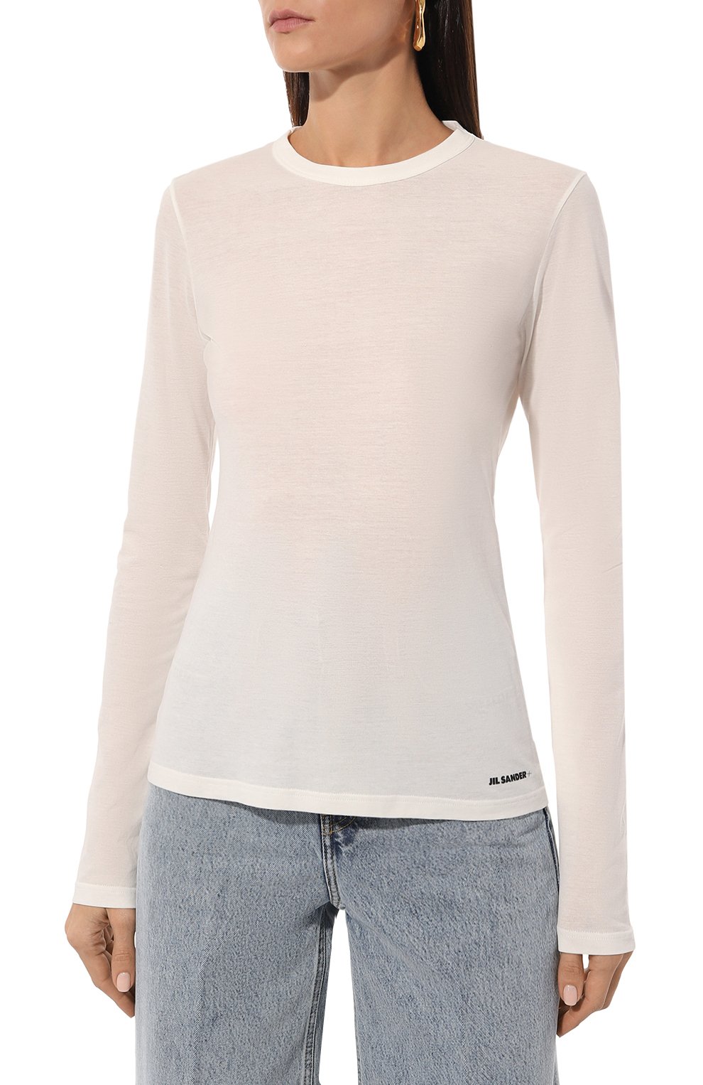 Хлопковый лонгслив JIL SANDER, арт. J40GC0006/J45031, фото 3