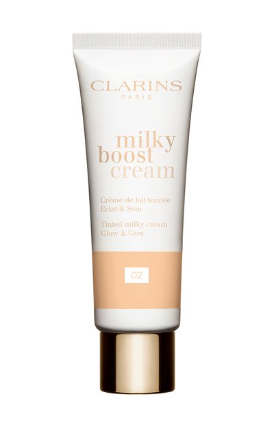 Женское тональный крем с эффектом сияния milky boost cream, 02 (45ml) CLARINS, арт. 80076082