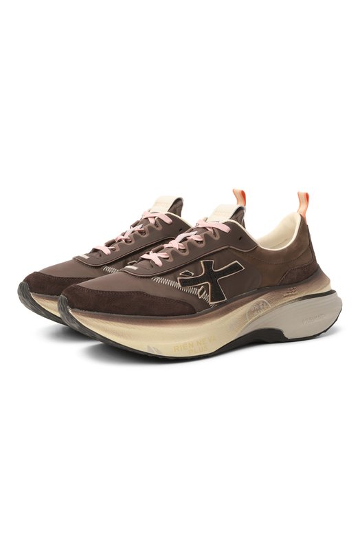 Комбинированные кроссовки Hill Premiata HILL/VAR 7896 Коричневый HILL/VAR 7896