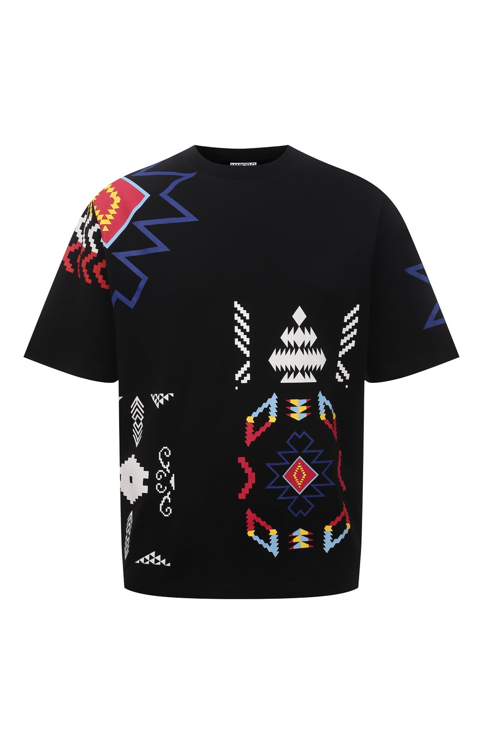 Хлопковая футболка MARCELO BURLON, арт. CMAA054S21JER003, фото 1