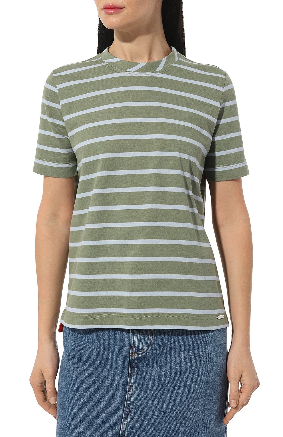 Хлопковая футболка KITON, арт. D53450K0949C, фото 3