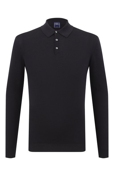 Хлопковое поло FEDELI, арт. MU0D5911/GIZA LIGHT DUSTY, фото 1