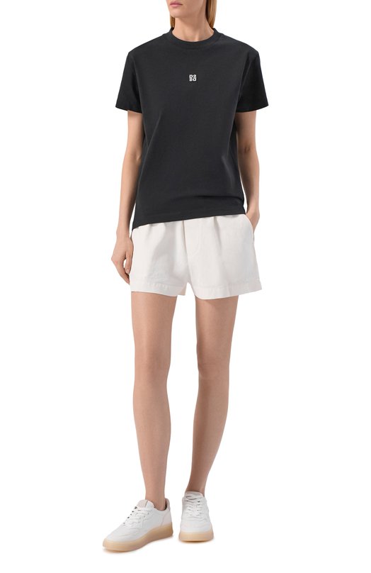 Льняные шорты Dsquared2 S75MU0538/D35457 Белый  S75MU0538/D35457 Фото 2