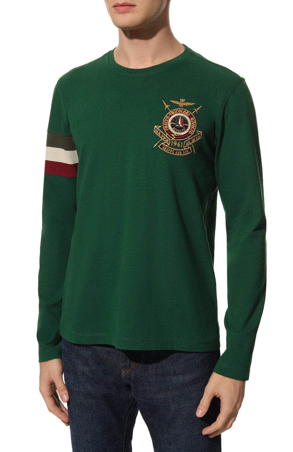 Хлопковый лонгслив AERONAUTICA MILITARE, арт. 222TS2028J564, фото 3