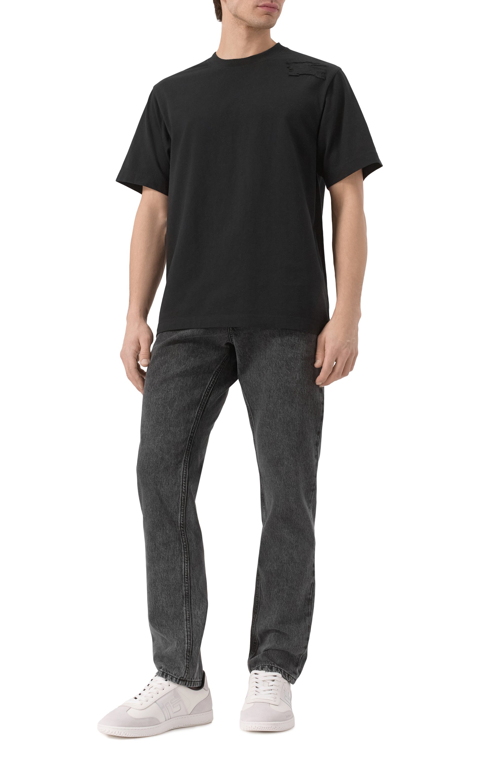 Хлопковая футболка BURBERRY, арт. 8107459, фото 2