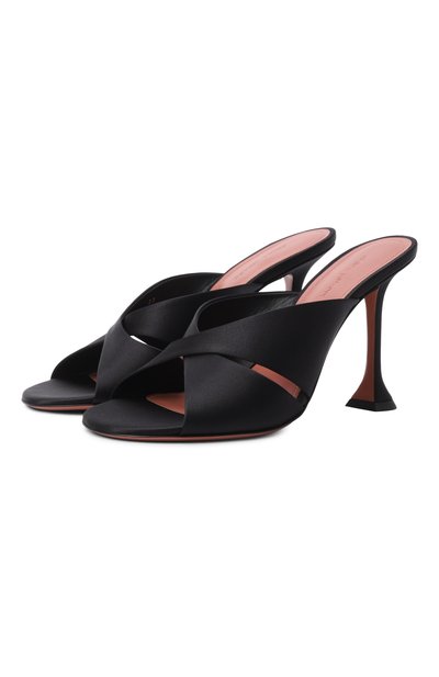 Женские текстильные мюли salma 95 AMINA MUADDI, арт. SALMA SLIPPER 95/SATIN