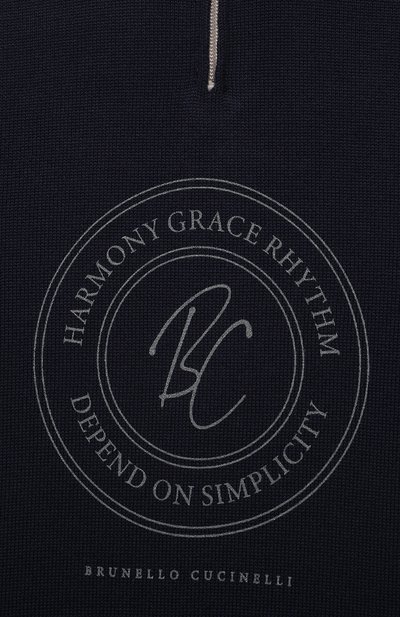 Хлопковый джемпер BRUNELLO CUCINELLI, арт. B29M10104B, фото 3