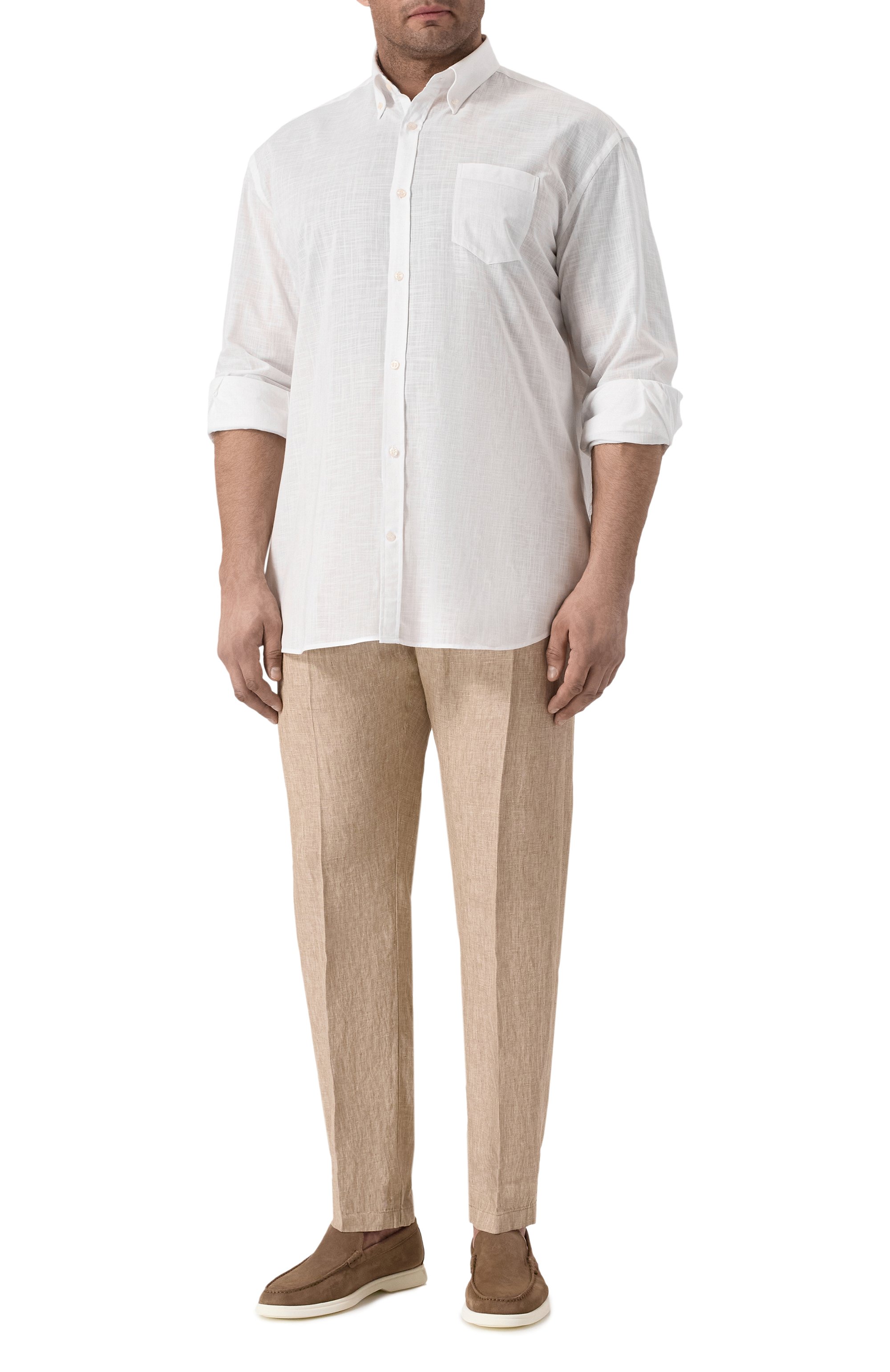 Хлопковая рубашка PAUL&SHARK, арт. 25413230R/50, фото 2