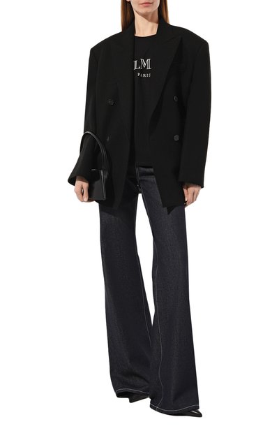 Хлопковая футболка BALMAIN, арт. VF11350B030, фото 2