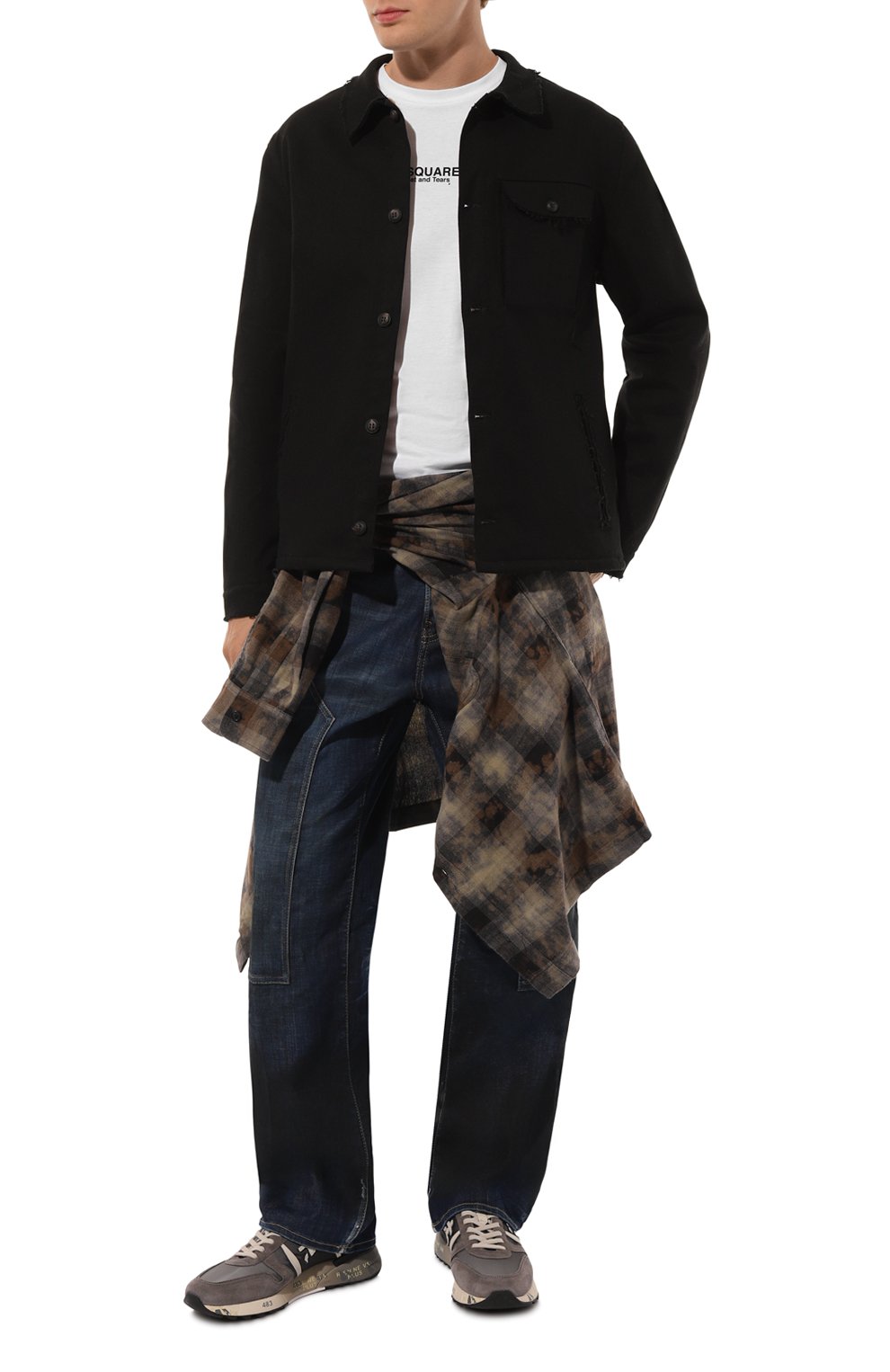 Комбинированные кроссовки lander PREMIATA, арт. LANDER/VAR 6906, фото 2