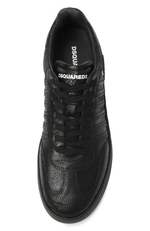 Кожаные кеды Boxer Dsquared2 SNM0364/43908441 Чёрный  SNM0364/43908441 Фото 6