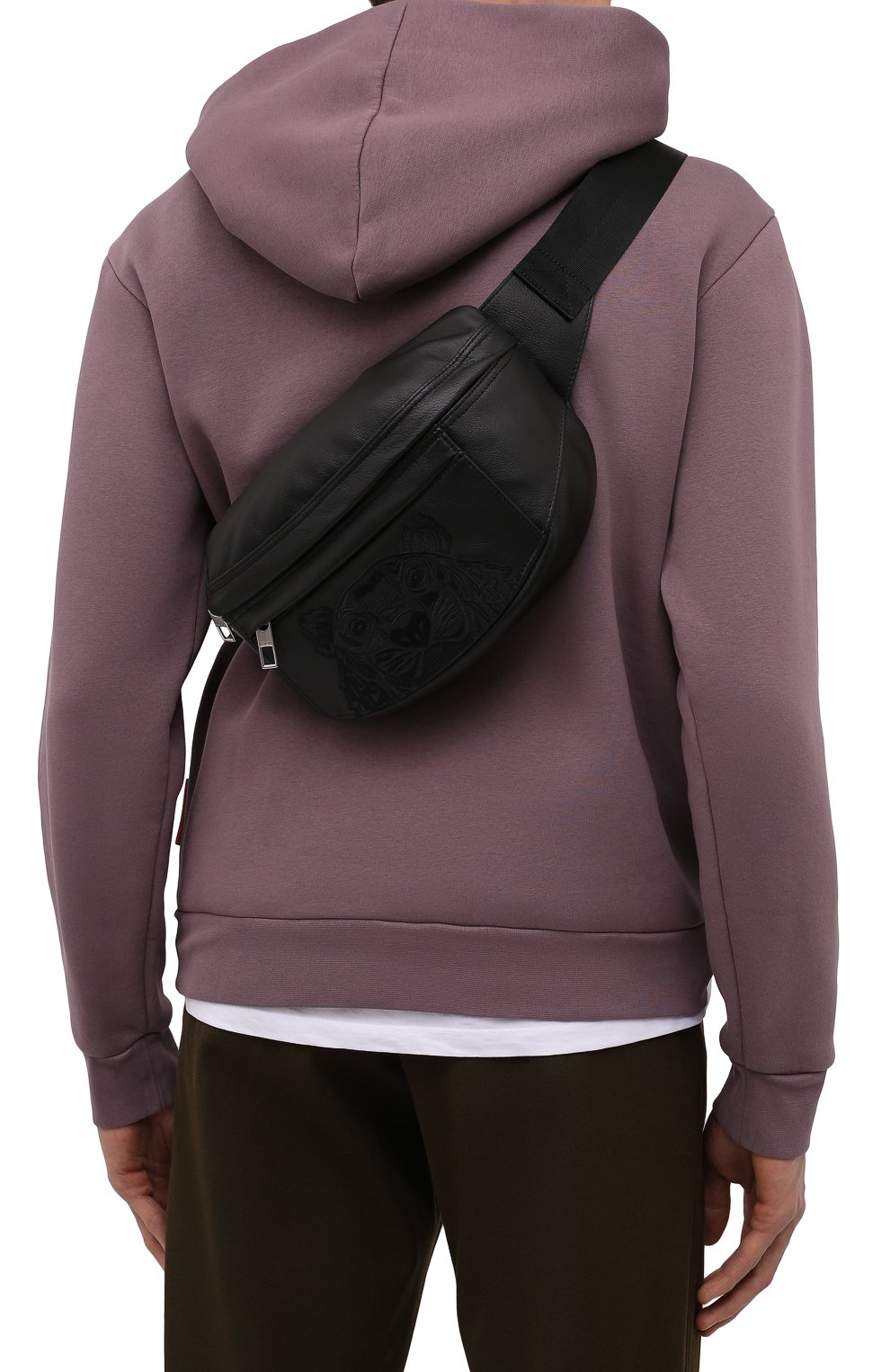 Кожаная поясная сумка KENZO, арт. FA65SF305L49, фото 2