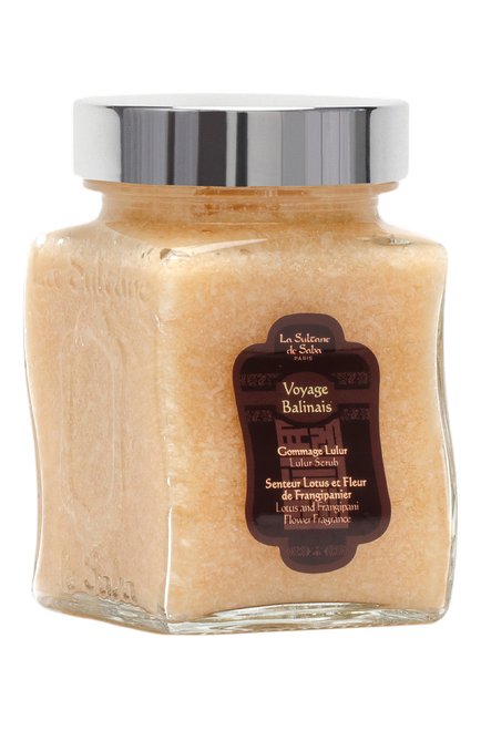 Женского кокосово-рисовый гоммаж лотос и франжипани (300g) LA SULTANE DE SABA, арт. 3700448603838