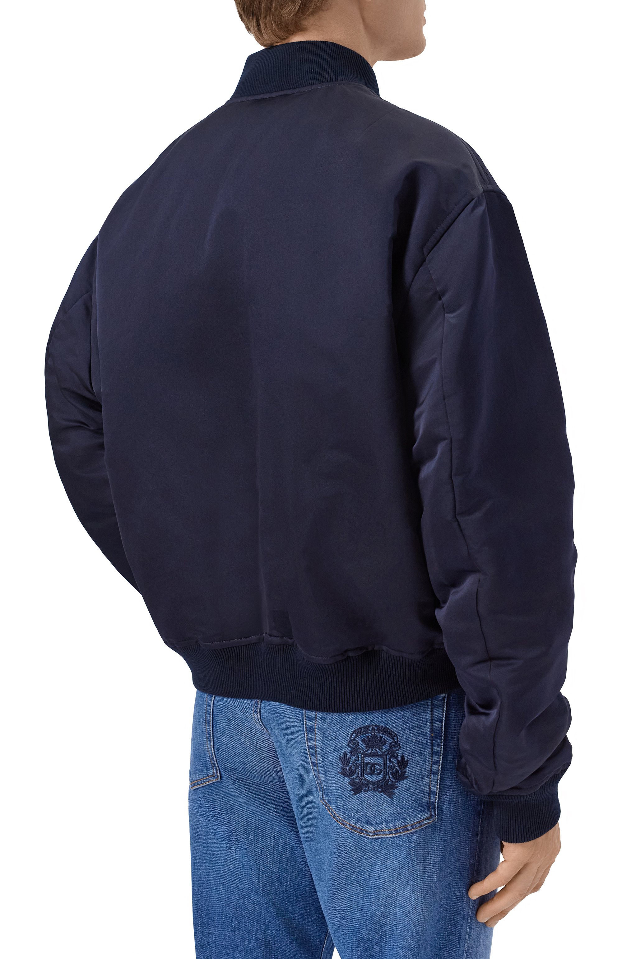 Шелковый бомбер DOLCE & GABBANA, арт. G9BBMZ/FU1JL, фото 4