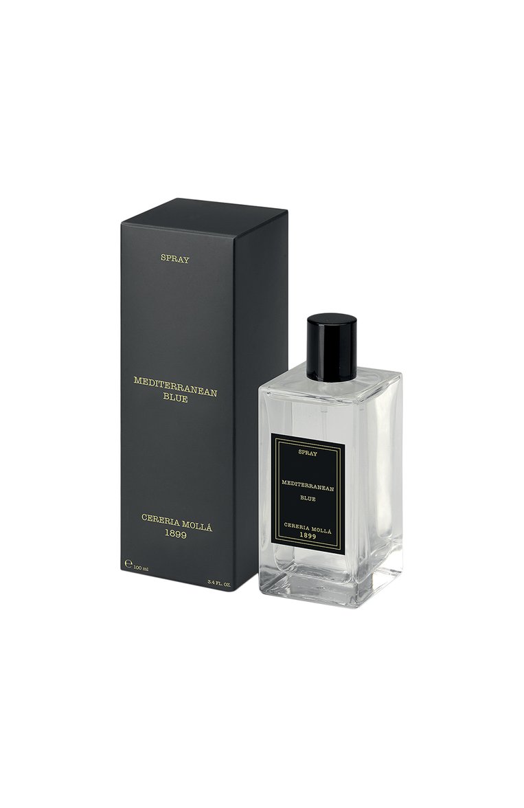 Спрей для дома mediterranean blue (100ml) CERERIA MOLLA 1899 бесцветного цвета, арт. 8424405012215 | Фото 1 (Нос: Не проставлено; Региональные ограничения белый список (Axapta Mercury): Не проставлено; Ограничения доставки: flammable)