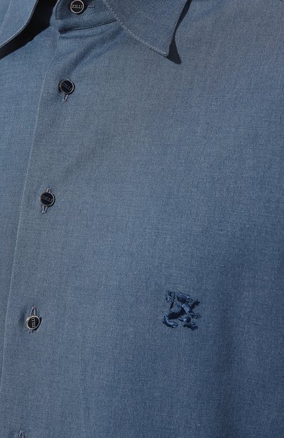 Хлопковая рубашка ZILLI, арт. CLAB01ZSBL24RZS306709, фото 5