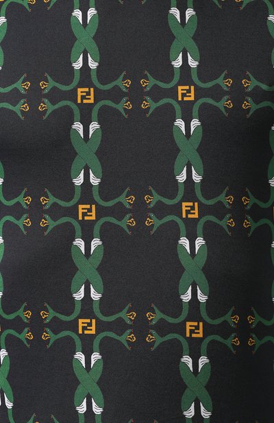 Хлопковая футболка FENDI, арт. FAF532 A793, фото 5