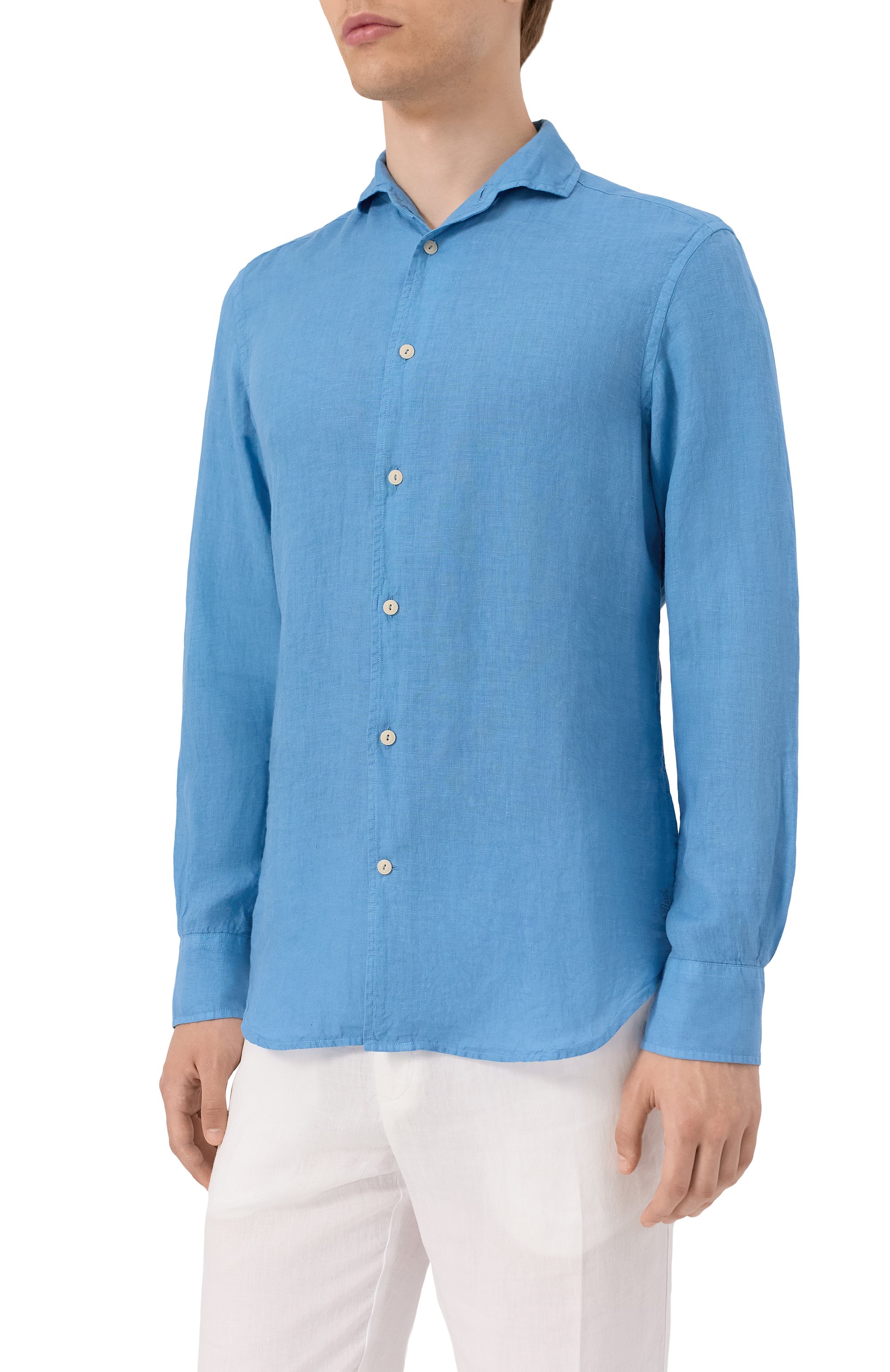 Льняная рубашка MC2 SAINT BARTH, арт. STBM CUBA/00312H, фото 3