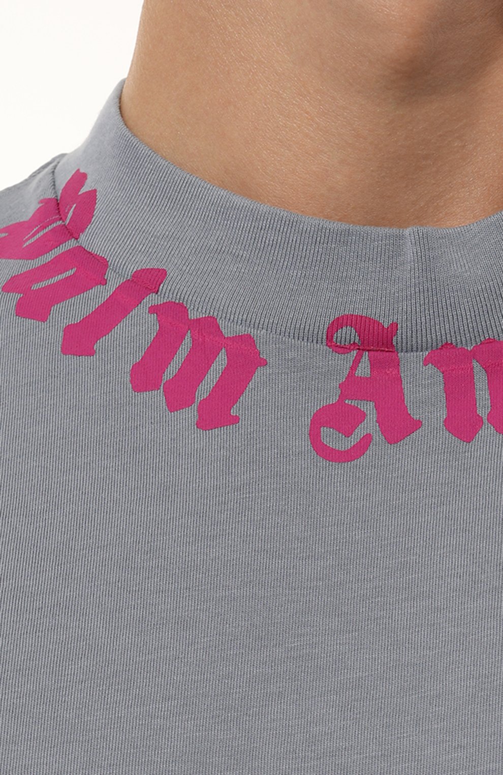 Хлопковая футболка PALM ANGELS, арт. PMAA001F24JER007, фото 5