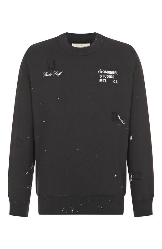 Хлопковый свитшот DOMREBEL M STAFF SWEATSHIRT Серый M STAFF SWEATSHIRT