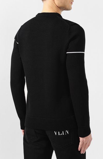 Хлопковый свитер GIVENCHY, арт. BM90B4401M, фото 4