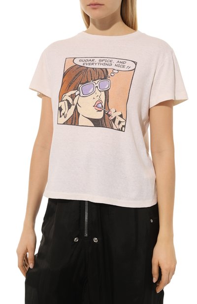 Хлопковая футболка RE/DONE, арт. 024-02WCGT234, фото 3