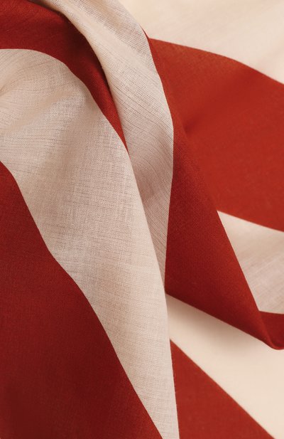 Хлопковый платок BURBERRY, арт. 8101580, фото 3