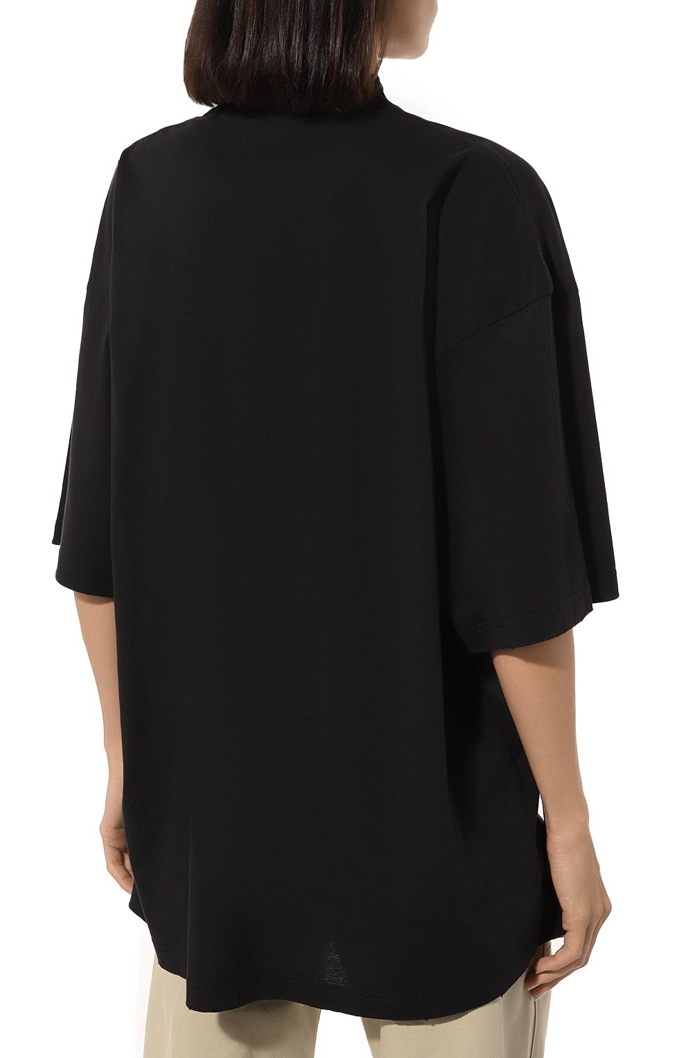 Хлопковая футболка BALENCIAGA, арт. 744439 T0VG2, фото 4
