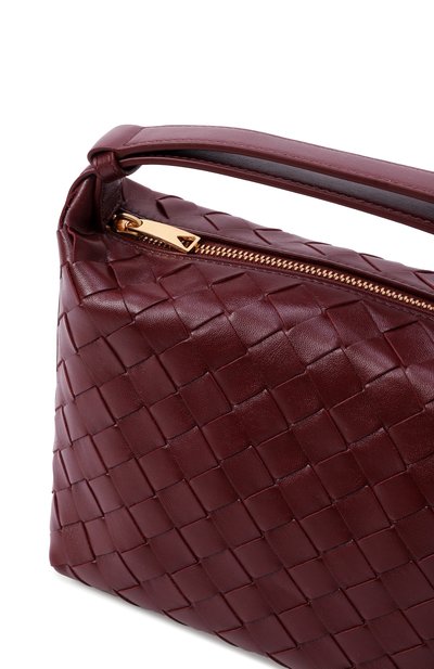 Сумка wallace mini BOTTEGA VENETA бордового цвета по цене 299500 руб., арт. 754443 V3IV1, фото 3 Сумка wallace mini BOTTEGA VENETA, арт. 754443 V3IV1, фото 3