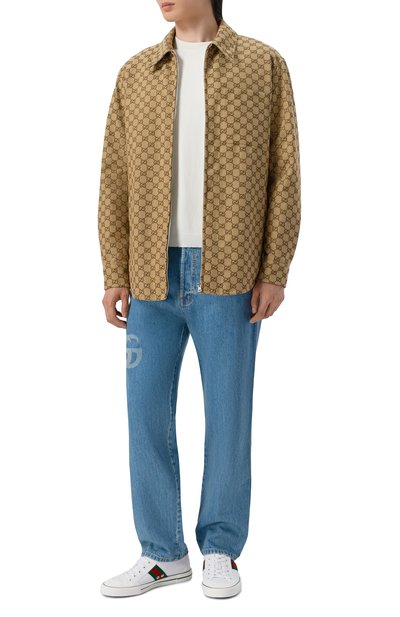 Футболка из шелка и хлопка GUCCI, арт. 787736/XKD2A, фото 2