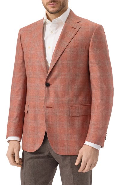 Шелковый пиджак CORNELIANI, арт. 25X008-2516948, фото 4