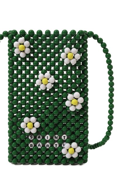 Футляр для iphone MC2 SAINT BARTH зеленого цвета по цене 4995 руб., арт. STBA BEADED PH0NE H0LDER/BEAD004/01406F, фото 4 Футляр для iphone MC2 SAINT BARTH, арт. STBA BEADED PH0NE H0LDER/BEAD004/01406F, фото 4