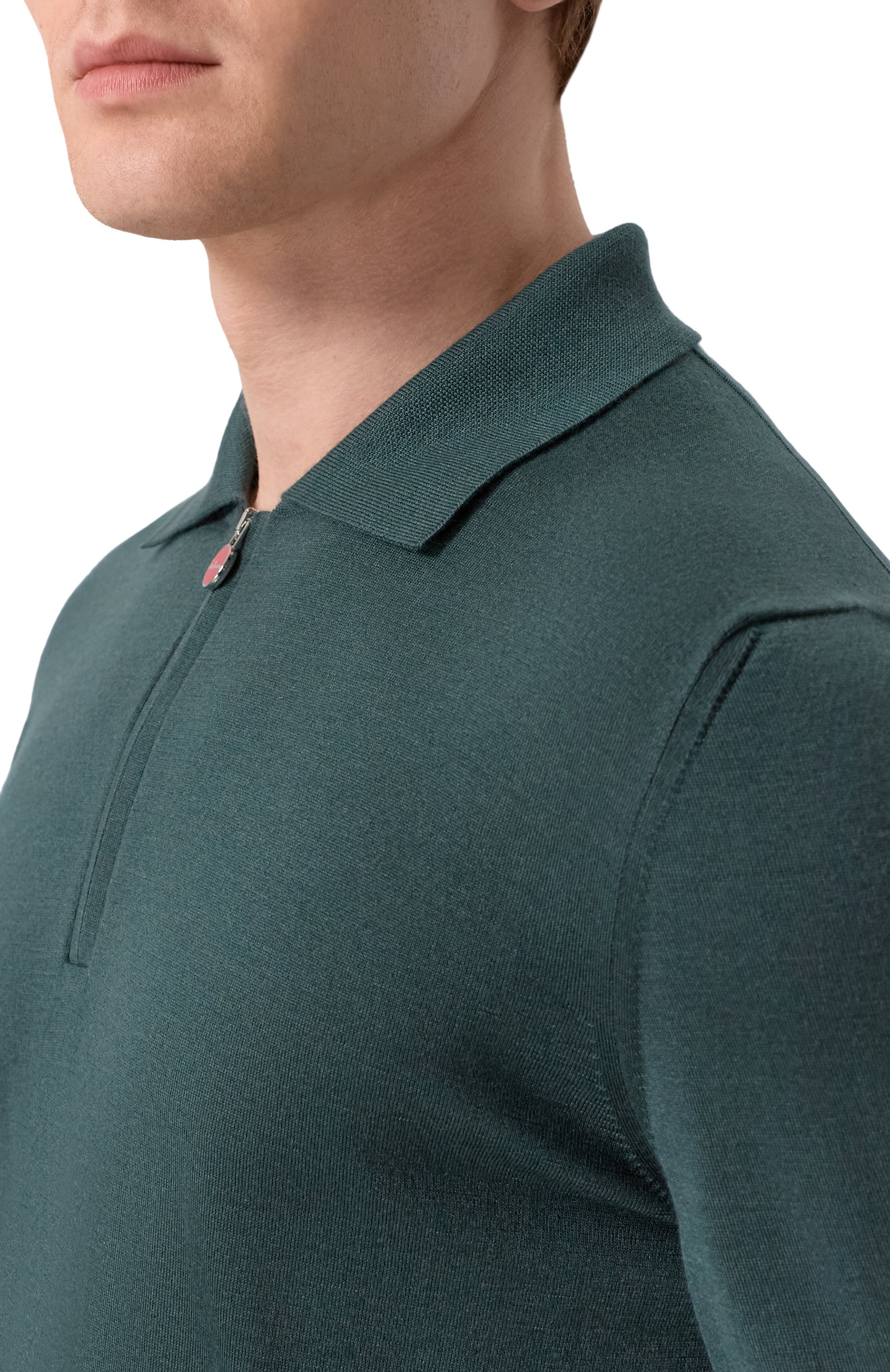 Поло из кашемира и шелка KITON, арт. UMKX05ZK325, фото 5