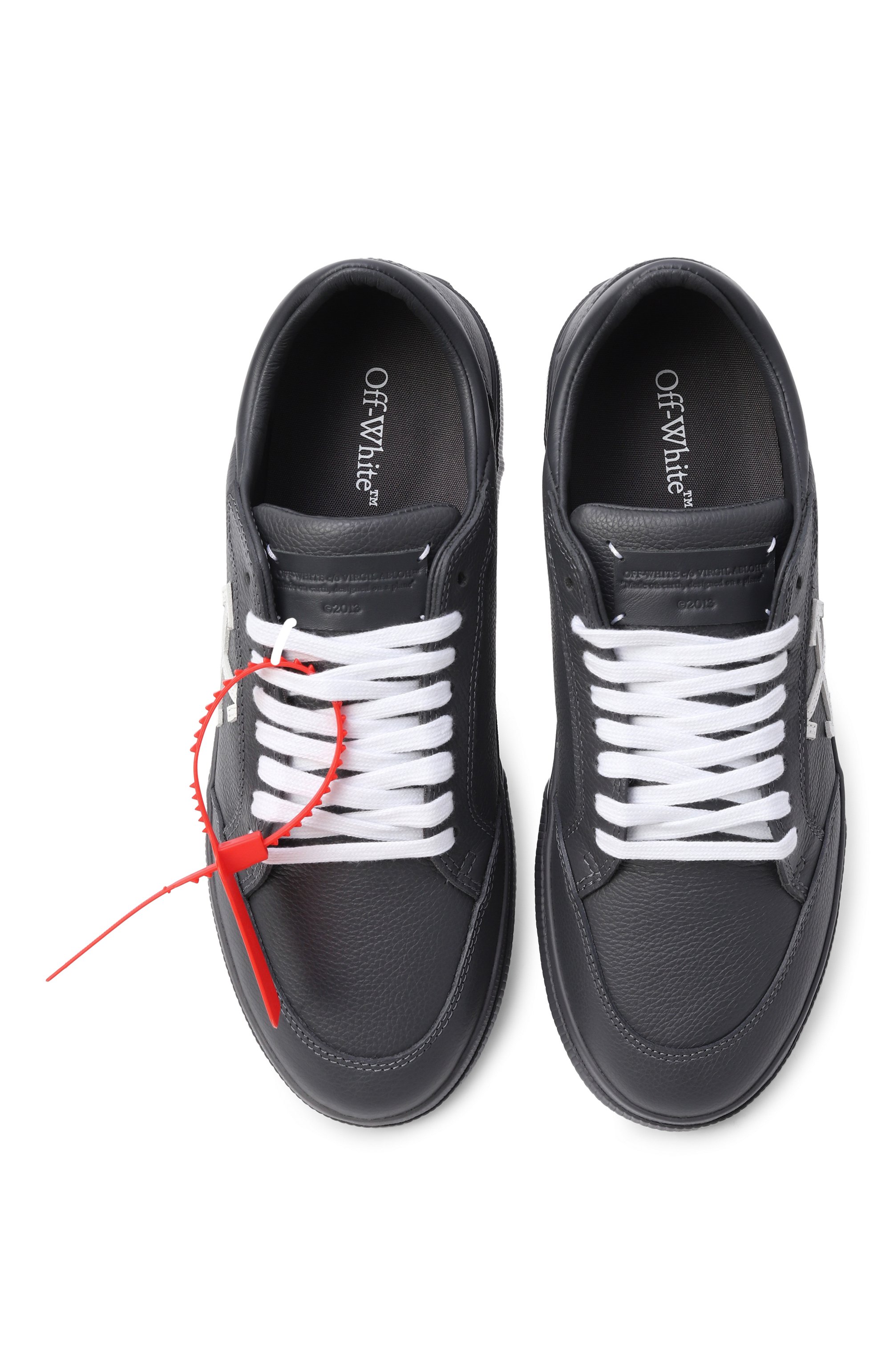 Кожаные кеды vulcanized OFF-WHITE, арт. 0MIA293F25LEA001, фото 6