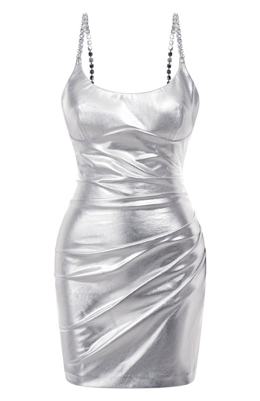 Платье из вискозы Area FW25AWDR0192FA01 Серебряный FW25AWDR0192FA01