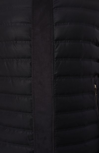 Пуховый жилет ZILLI темно-синего цвета по цене 486500 руб., арт. PGZ111M03024045UA/62, фото 5 Пуховый жилет ZILLI, арт. PGZ111M03024045UA/62, фото 5