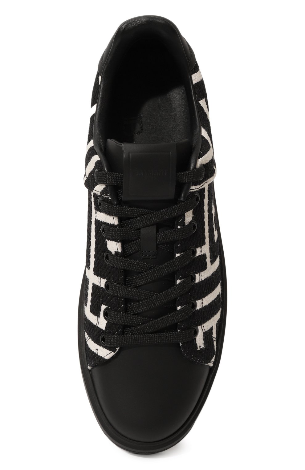 Текстильные кеды b-court BALMAIN, арт. XM0VI288TJXH, фото 6