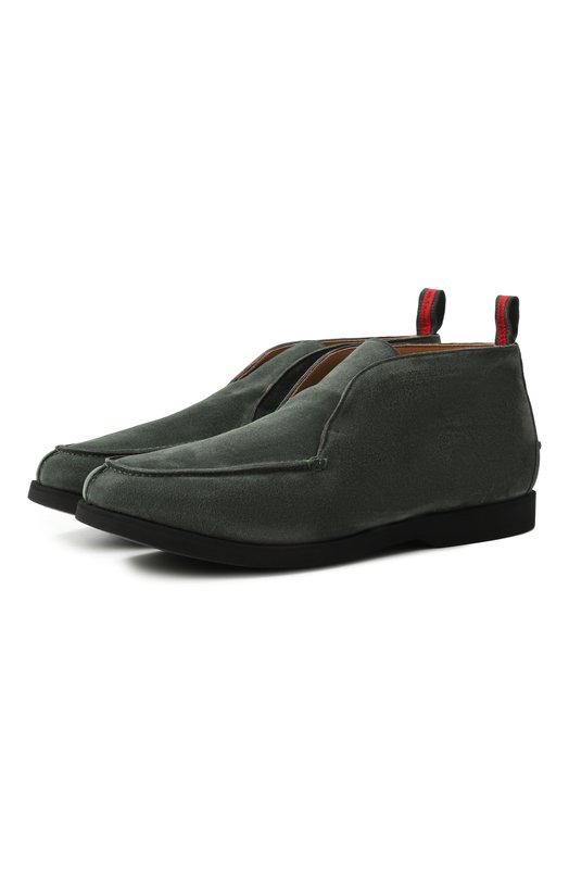 Замшевые ботинки Kiton USSA105N0010806 Зелёный USSA105N0010806