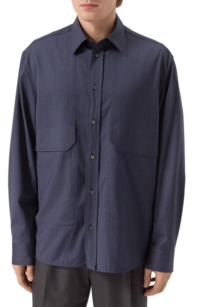 Шерстяная рубашка ZILLI, арт. SP0T01M028660014U, фото 3