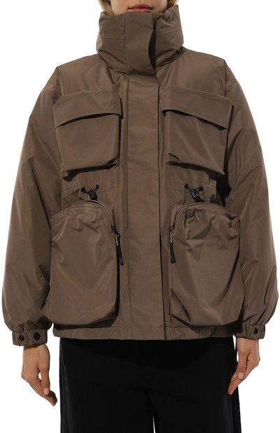 Пуховик AFTER LABEL коричневого цвета по цене 73650 руб., арт. MINT0/P048, фото 3 Пуховик AFTER LABEL, арт. MINT0/P048, фото 3