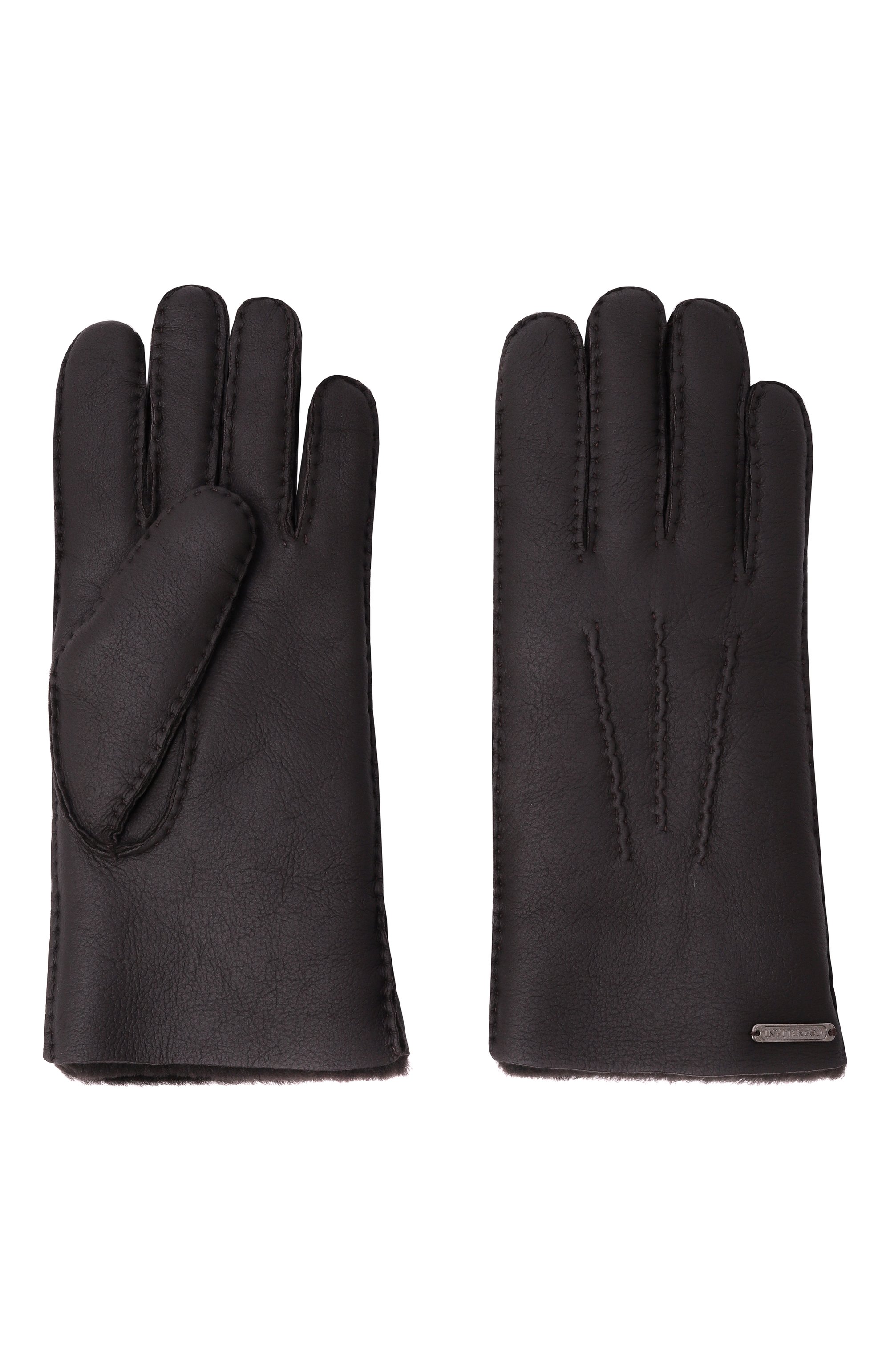 Кожаные перчатки CORNELIANI, арт. 26Q317-2620577, фото 3