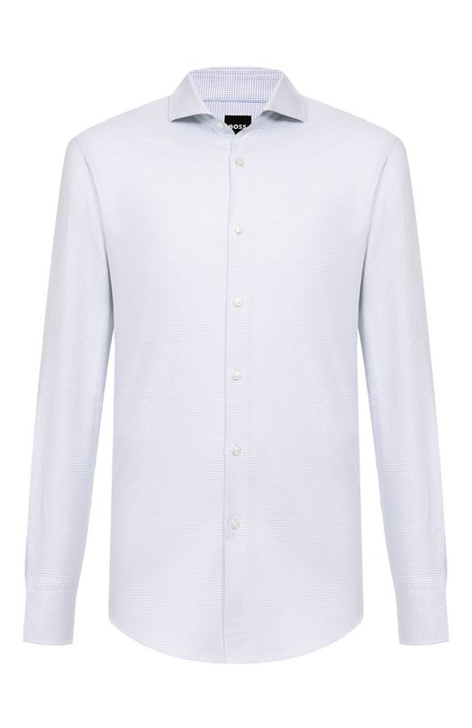 Хлопковая сорочка BOSS 50555708 Голубой 50555708