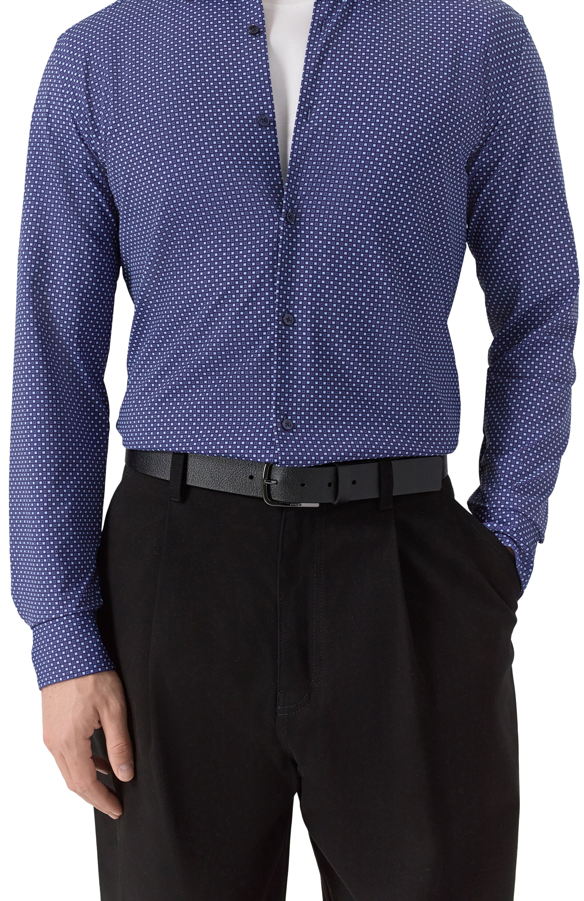 Кожаный ремень HUGO, арт. 50548352, фото 2