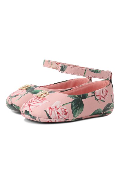 Кожаные пинетки DOLCE & GABBANA, арт. DK0065/AD471